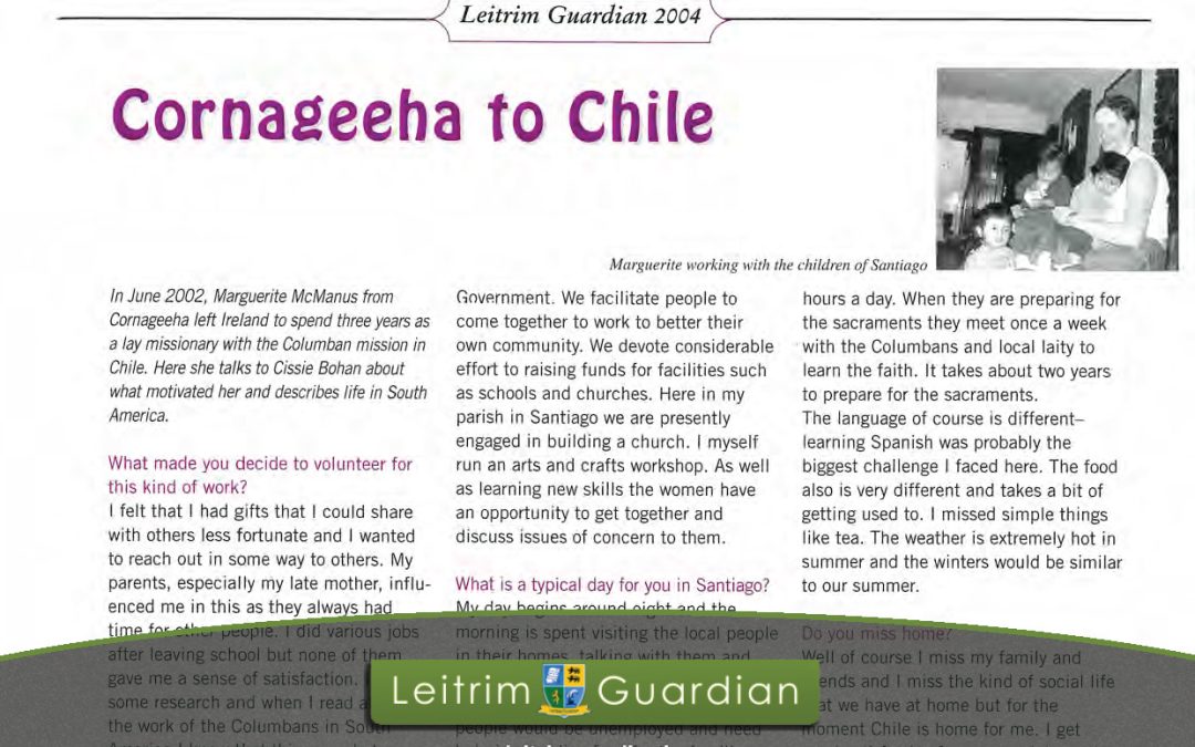 111 – Cornageeha to Chile | LG2004