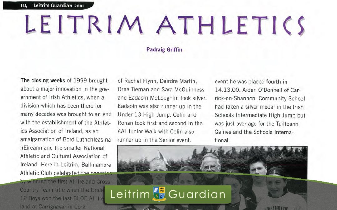 114 – Leitrim Athletics | LG2001