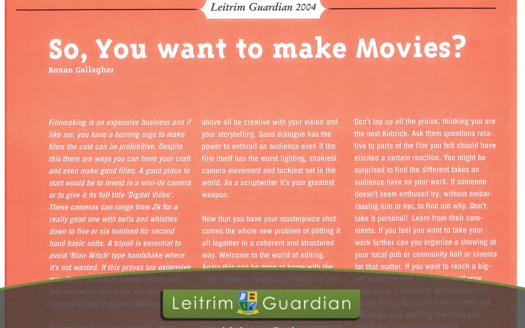 129 – So, you want to make movies | LG2004
