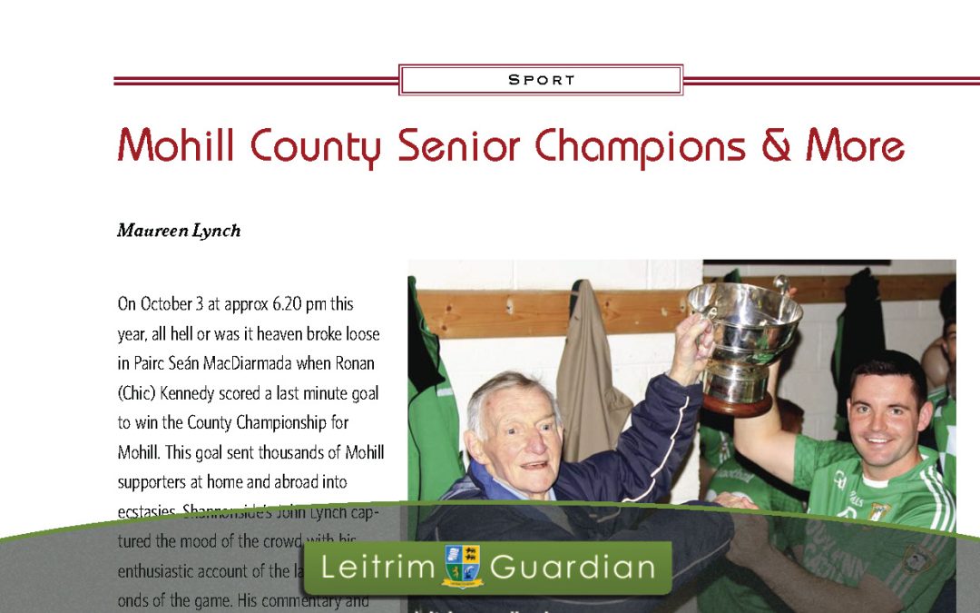 132 – Mohill County Senior Champions and more | LG2016