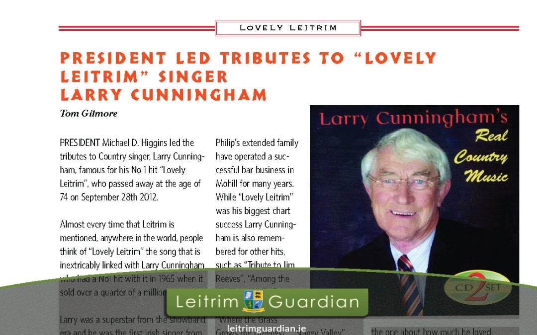 137 – President led tribute to Larry Cunningham | LG2013