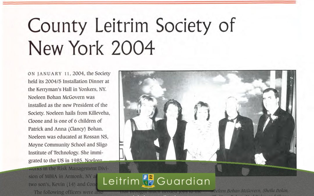 141 – County Leitrim Society of New York 2004 | LG2005