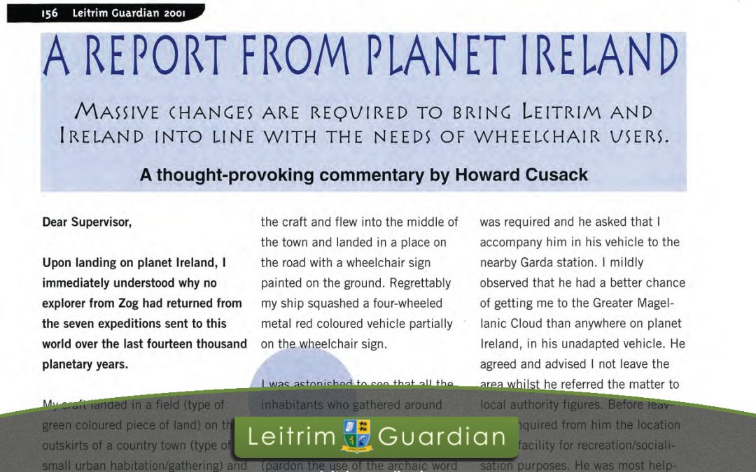 156 – A report from planet Ireland | LG2001