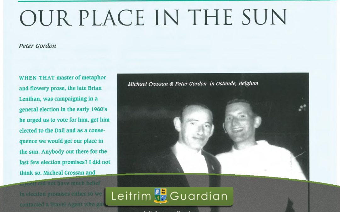 158 – Our place in the sun | LG2007