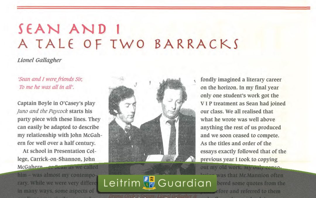 162 – Sean and I – A Tale of two Barracks | LG2010