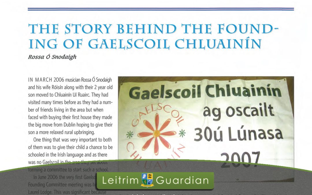 183 – The Story behind the founding of Gaelscoil Chluainín | LG2010