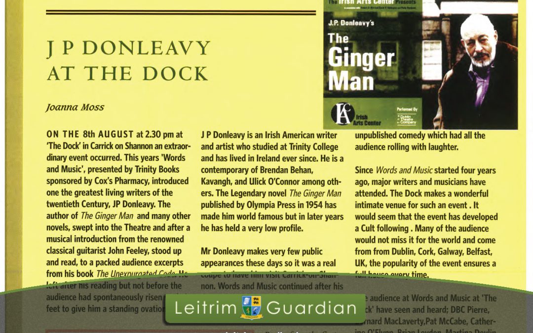 33 – JP Donleavy at the Dock | LG2010