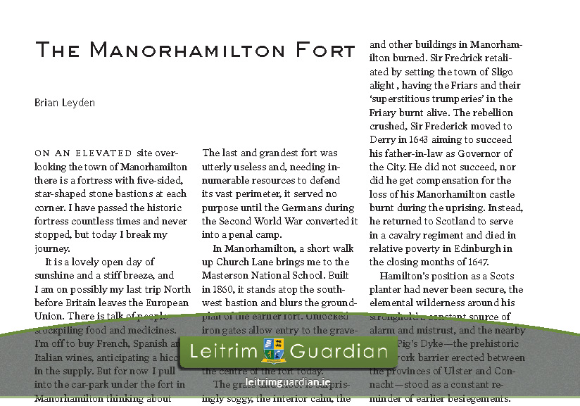 40 – Manorhamilton Fort | LG2020