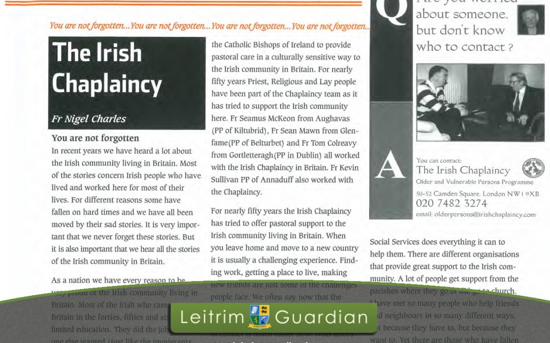 55 – The Irish Chaplaincy | LG2007