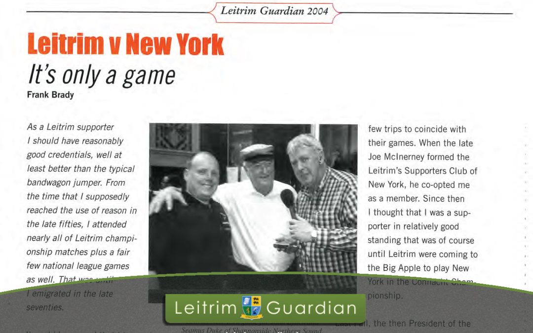 62 – Leitrim v New York | LG2004