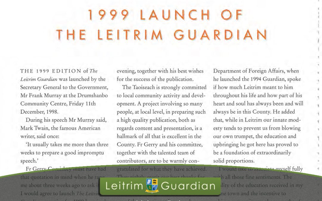 64 – 1999 Launch of the Leitrim Guardian | LG2000