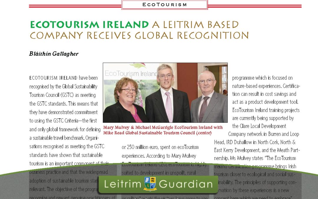65 – EcoTourism Ireland Leitrim Based Company | LG2013