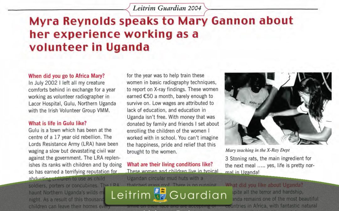 67 – Mary Gannon in Uganda | LG2004