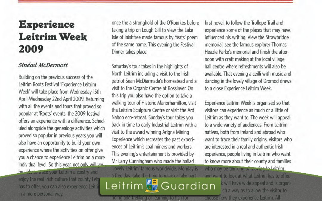 74 – Experience Leitrim Week 2009 | LG2009