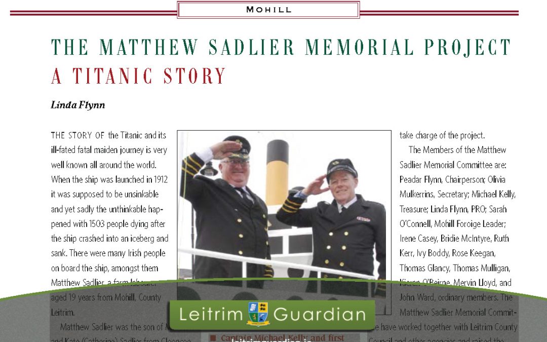 75 – The Matthew Sadlier Memorial Project | LG2017