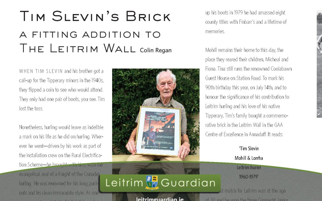 84 – Tim Slevin’s Brick at the Leitrim Wall | LG2020