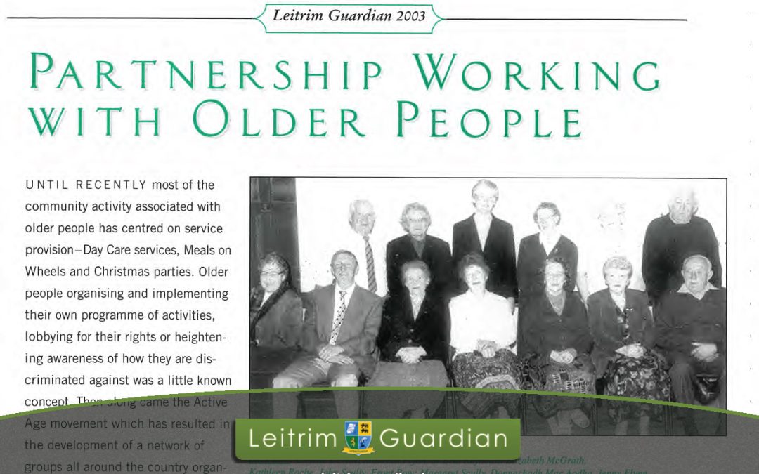 94 – Partnership working with Older People | LG2003