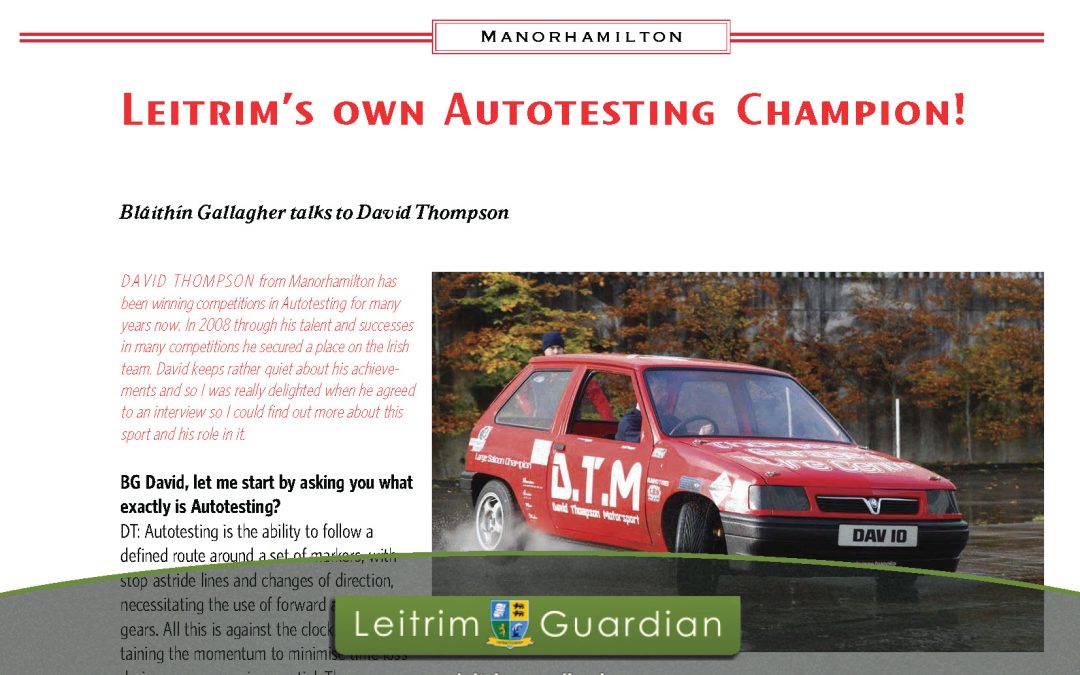 95 – Leitrims own Autotesting Champion | LG2014